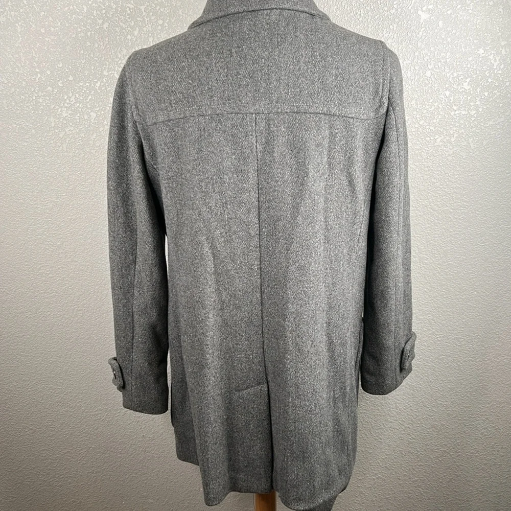 Banana Republic Men's Gray Wool Blend Toggle Buttons Winter Classic Coat Size XL